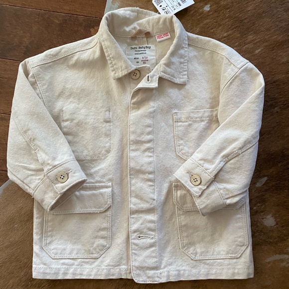 Zara | Baby Boy Cotton Canvas Jacket - Picture 4 of 13